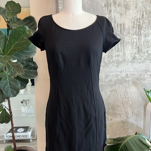 Armani Collezioni Knit Midi Dress Black - Picture 3 of 9